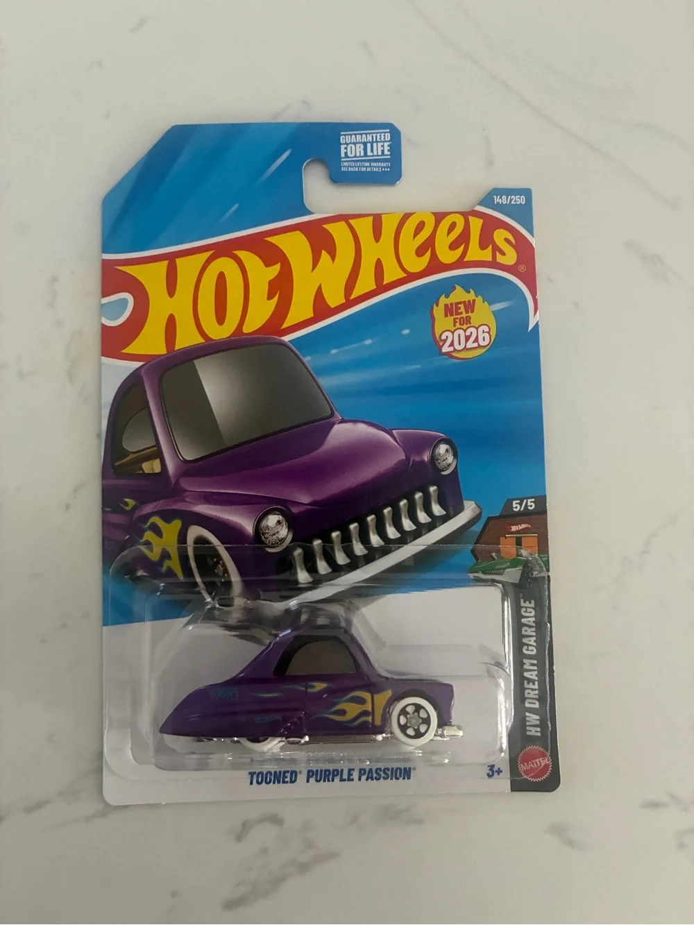 2026 Hot Wheels Tooned Purple Passion HW Dream Garage 5/5 148/250 New
